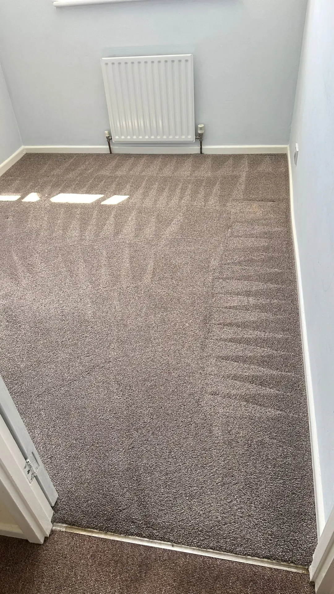 Freshly cleaned bedroom